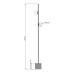 Торшер babich.studio Bubble F G9 2x14W IP20 чорний