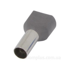 Ізольований наконечник E.Next e.terminal.stand.te.2.16.grey 2x16 кв.мм сірий (s4037012)