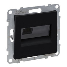 Розетка комп'ютерна RJ45 Cat.5e UTP Legrand SUNO (чорний) 721450