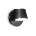 Бра, настінний світильник Ideal Lux 167121 Gim LED 1x6.5W 3000K 480Lm IP20 чорний