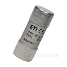 Запобіжник ETI CH22x58 gG 100A/500В (2651050) Запобіжник ETI CH22x58 gG 100A/500В (2651050)