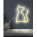 Бра, настінний світильник Goldlux 327093 Neon Cat LED 1x3W IP20 білий Бра, настінний світильник Goldlux 327093 Neon Cat LED 1x3W IP20 білий