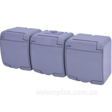 Розетка тримісна Eti Hermetics RHE-3s-SR із з/к IP54 сіра (4668074) Розетка тримісна Eti Hermetics RHE-3s-SR із з/к IP54 сіра (4668074)