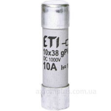 Запобіжник ETI 002625105 CH 10x38 gPV 10A 1000V (10kA) UL Запобіжник ETI 002625105 CH 10x38 gPV 10A 1000V (10kA) UL