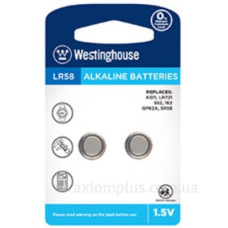 Лужна батарея Westinghouse LR58-BP2(AG11-BP2) Alkaline таблетка LR58 2шт у блістері
