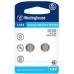Лужна батарея Westinghouse LR58-BP2(AG11-BP2) Alkaline таблетка LR58 2шт у блістері Лужна батарея Westinghouse LR58-BP2(AG11-BP2) Alkaline таблетка LR58 2шт у блістері