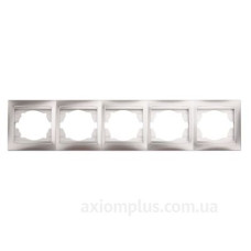Горизонтальна 5-місна рамка Elcor Emily 9215 (211566) сірий металік