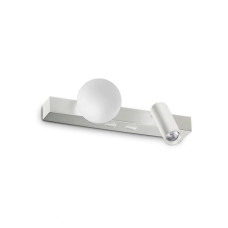 Бра, настінний світильник Ideal Lux 336534 Binomio LED 2x6W 3000K 600Lm IP20 білий
