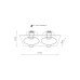 Точковий світильник TK Lighting 10580 Prisma Duo GU10 2x10W IP65 білий