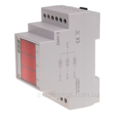 Трифазний вольтметр F&F DMV-3RMS 230В AC Трифазний вольтметр F&F DMV-3RMS 230В AC