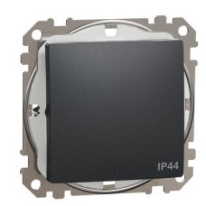 Одноклавішний перемикач Schneider Electric Sedna Design & Elements з кришкою IP44 чорний SDD214106 Одноклавішний перемикач Schneider Electric Sedna Design & Elements з кришкою IP44 чорний SDD214106