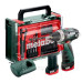 Акумуляторний безударний дриль-шуруповерт Metabo PowerMaxx BS Basic 12В 2x2,0Аг з набором аксесуарів 41шт (600080710)