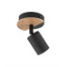 Світильник поворотний, спот TK Lighting 4673 Cover Wood GU10 1x10W IP20 чорний