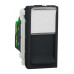 Розетка Schneider Unica NEW антрацит 1-на 1 модуль RJ-45 UTP 6 ( NU341454 )
