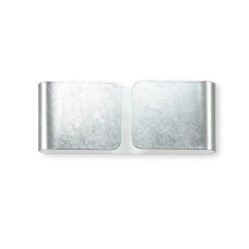Бра, настінний світильник Ideal Lux 91136 Clip G9 2x40W IP20 сріблястий