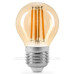 Світлодіодна лампа філаментна Titanum Filament G45 E27 4Вт 2200K (TLFG4504272A) бронза